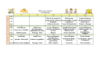 Menus 2025-10