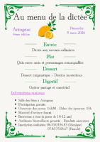 Affiche dictée 2026