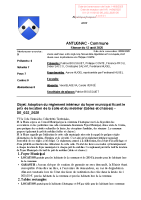 2025-22 Adoption du règlement intérieur du foyer municipal fixant le prix de location de la salle et du mobilier (tables et chaises)