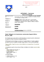 2026-21 Délégués à la Commission communale d’appel d’offres